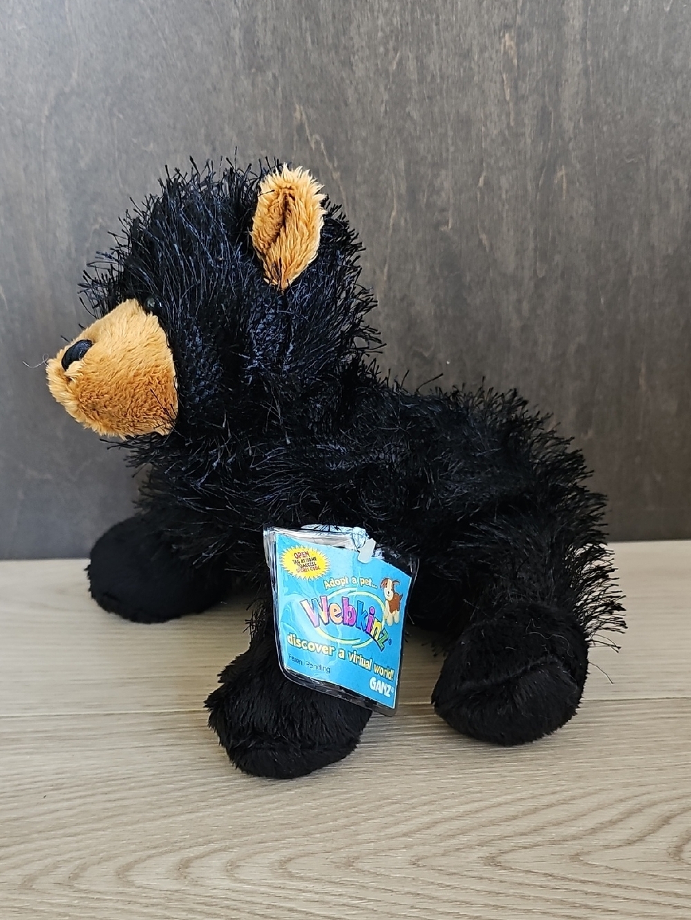 Webkinz Black Bear With Active, Unused Code